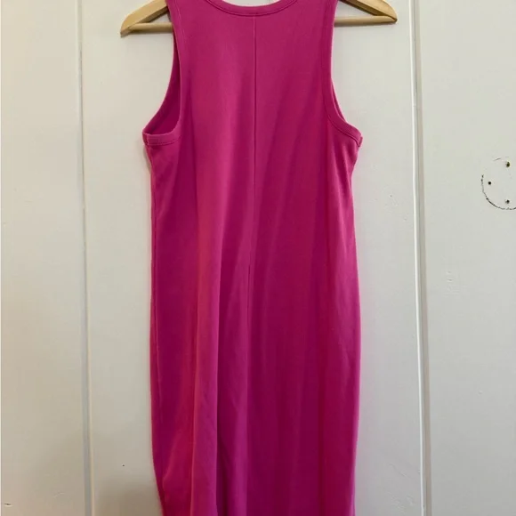 A New Day Ribbed Pink Tank Top dress size Large - Picture 2 of 3